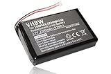 vhbw Li-Ion Akku 2200mAh (3.7V) kompatibel mit Navigation, GPS Blaupunkt Travelpilot 500, 700 Ersatz für 523450L110, 1S2PMX.