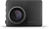 Garmin Dash Cam 57 – kompakte Dashcam mit automatischer Unfallerkennung, 2“ (5,1 cm) Farbdisplay, weitem 140° Bildwinkel, scharfen HD-Aufnahmen in 1440p und vernetzten Services für mehr Sicherheit