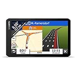 Garmin dēzl LGV700 MT-S – LKW-Navi mit 6,95“ (17,7 cm) Touchdisplay & vorinstallierten 3D-EU-Navigationskarten. Live Traffic Verkehrsinfo, fahrzeugspezifisches Routing, Warnhinweise, Parkplatz-Finder