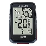 SIGMA Unisex – Erwachsene Black ROX 2.0 Navi Fahrrad GPS, GLONASS, spritzwassergeschützt, Schwarz, 44,9 x 73,6 x 18,4 mm