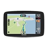 Tomtom Camping Navi GO Camper Tour (6 Zoll Display, Sonderziele für Wohnmobil- und Wohnwagen, Updates über Wi-Fi, Stauvermeidung Dank Tomtom Traffic, Karten-Updates Europa)