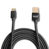 BigBuild Technology SCHWARZ 2 Meter Gold-USB-Kabel für Garmin Montana 700/700i, Montana 750, nuLink 1695, nuLink 2340 CE, nuLink 2390 Handgehaltenes GPS-Gerät