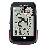 SIGMA ROX 4.0 Fahrradcomputer GPS - Fahrrad Navi E-Bike Ready I Fahrradcomputer Kabellos mit 2.4' Display und 25h Akkulaufzeit. Wasserdichter GPS Tacho, Fahrrad Navigationsgeräte, Fahrrad Computers