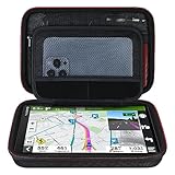 Elonbo GPS Tragetasche für 8 Zoll Garmin DriveSmart 86 von Garmin dezl OTR800 / dezl OTR810, Garmin RV 890,RV 895 GPS Navigator System, Extra Mesh Tasche Fits Auto Ladegerät USB Kabel, schwarz