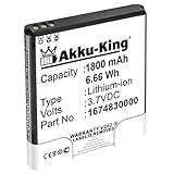 Akku kompatibel mit Falk 1674830000 - Li-Ion 1800mAh - für Ibex 25, Ibex 32