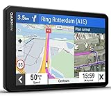 Garmin dēzl LGV 710 EU – LKW-Navigationsgerät mit 7“ (17,7 cm) Farbdisplay, vorinstallierten EU Karten (46 Länder), fahrzeugspezifischem Routing, Echtzeitdienste & Zielorte mit Satellitenbildern